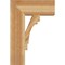 Ekena Millwork Merced Block Rough Sawn Bracket, Western Red Cedar, 6"W x 18"D x 26"H BKT06X18X26MRC05RWR - alternate 2